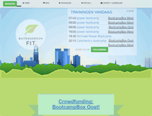 Tablet Screenshot of buitengewoonfit.com